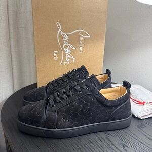 Christian Louboutin Louis Junior Orlato Crosta Braids Black